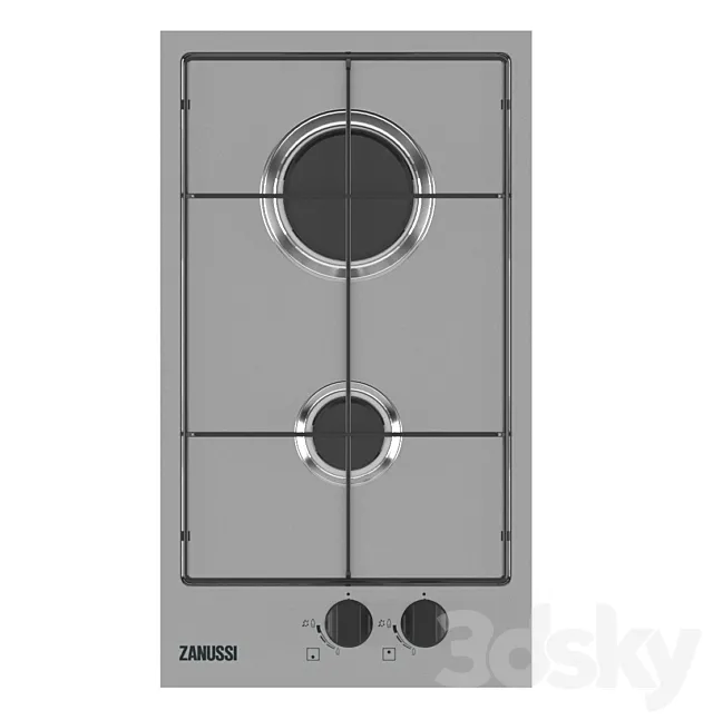 Built-in gas hob Zanussi ZGG 35214XA 3D Model
