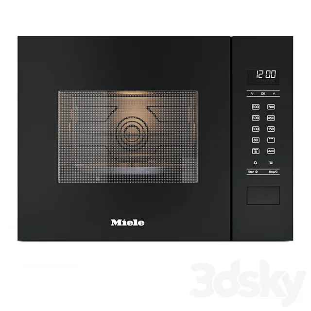 Built-in microwave oven – M 2224 SC – by Miele 3D Model Built-in microwave oven – M 2224 SC – by Miele 3D Model