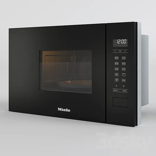 Built-in microwave oven – M 2234 SC – by Miele 3D Model Built-in microwave oven – M 2234 SC – by Miele 3D Model