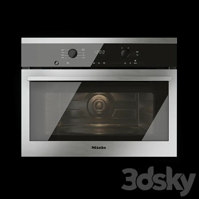 Built-in microwave oven Miele M6160TC 3DModel