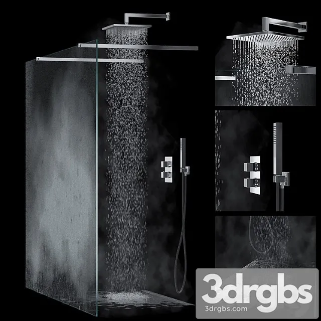 Built in Shower System Palazzani Track 3D Model Download