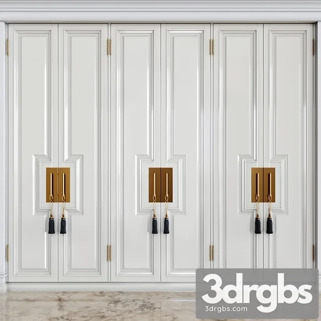 Built in Wardrobe 02 3D Model Download