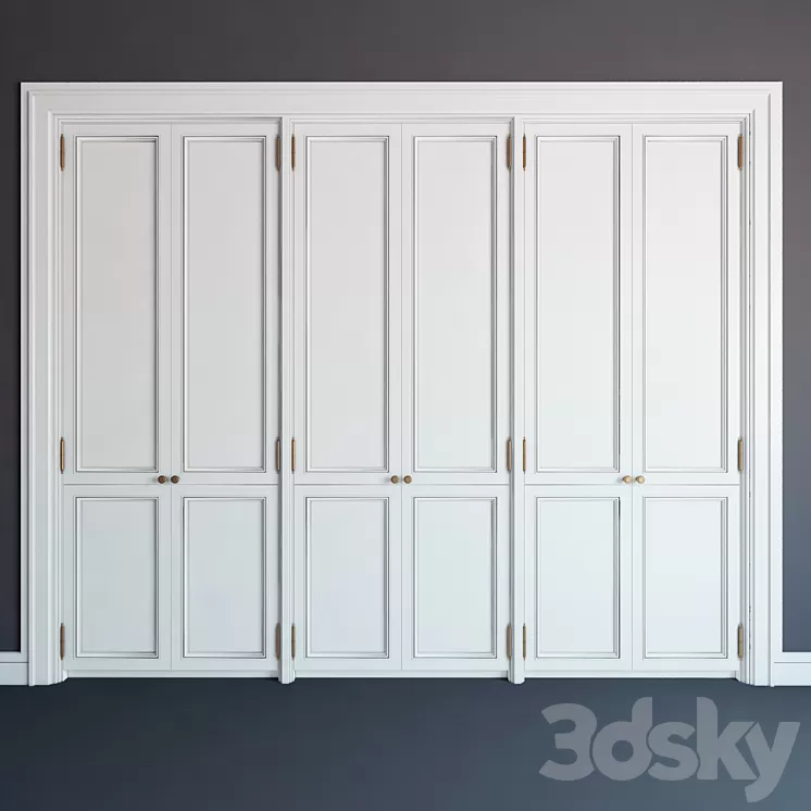 Built-in wardrobe 09 \ fitted wardrobe 09 3D Model