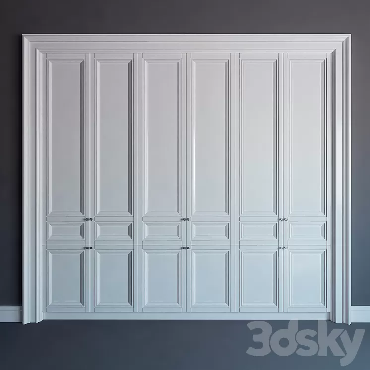 Built-in wardrobe 10 \ fitted wardrobe 10 3D Model