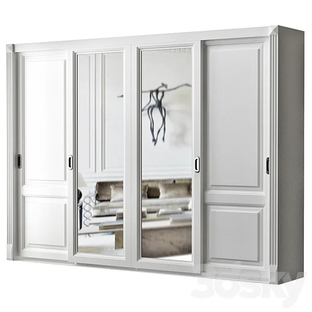 Built-in wardrobe Mont Blanc 3D Model