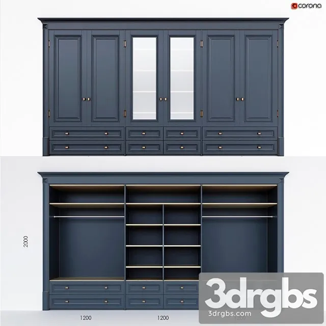 Built-in wardrobe_1 3D Model Download