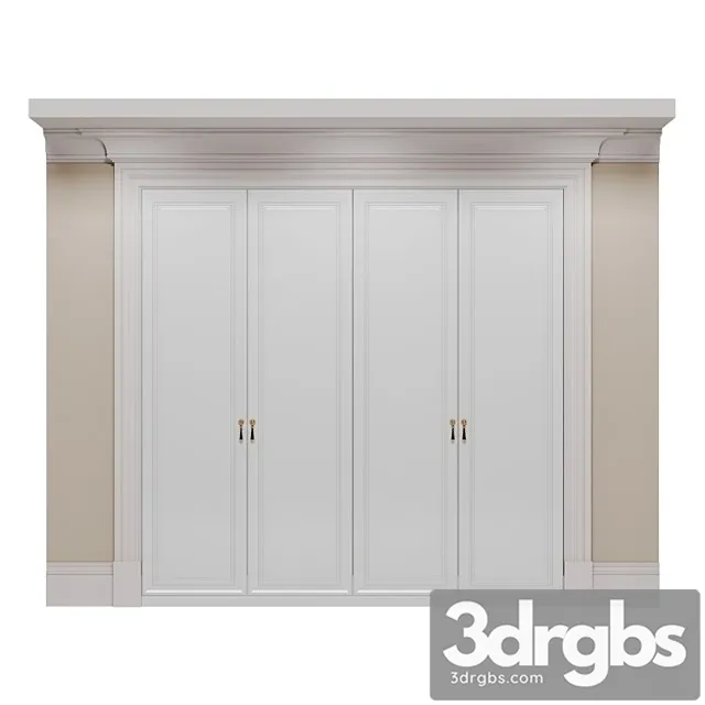 Built-in wardrobe_3 3D Model Download