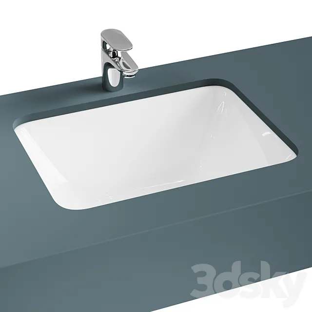 Built-in washbasin VitrA S20 5474B003-0618 3DModel Built-in washbasin VitrA S20 5474B003-0618 3DModel