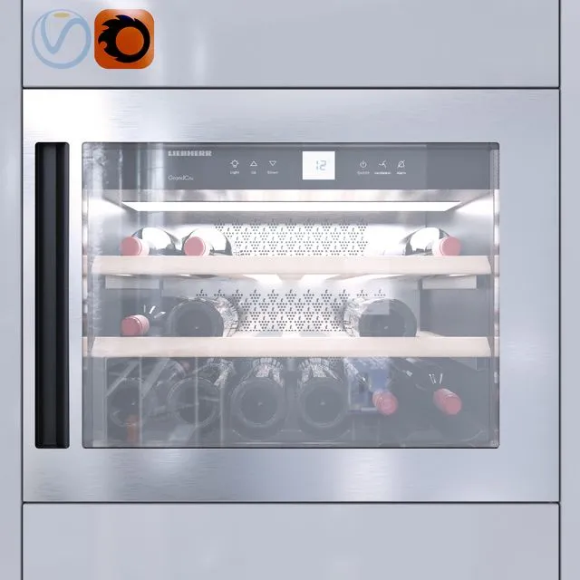 Built-in wine cabinet Liebherr WKEes 553 GrandCru 3D Model