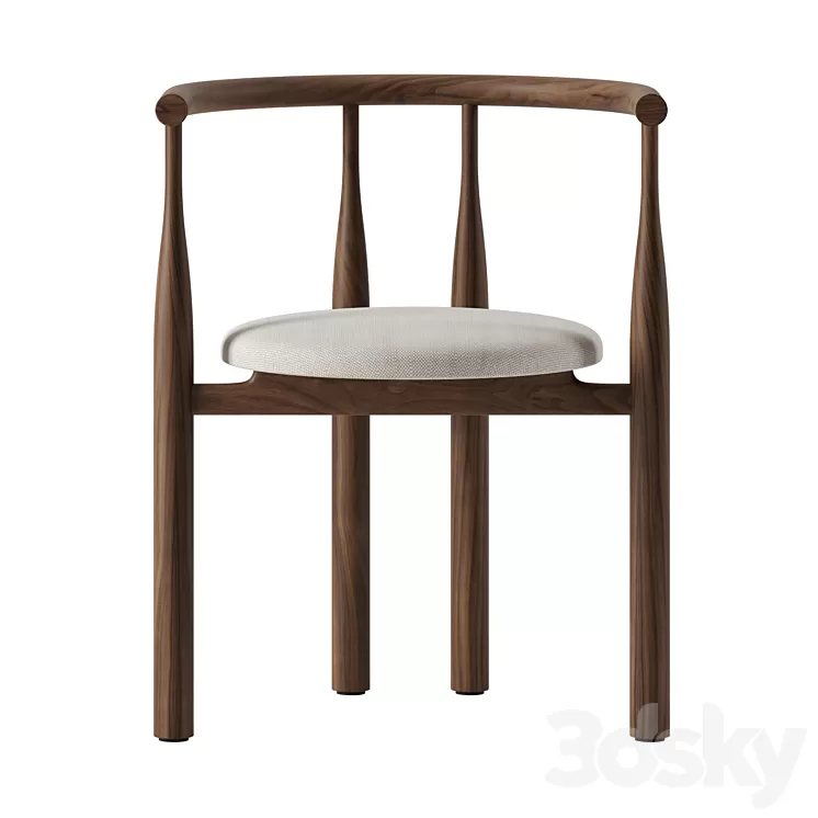 Bukowski Chair by New Works 3D Model Free Download