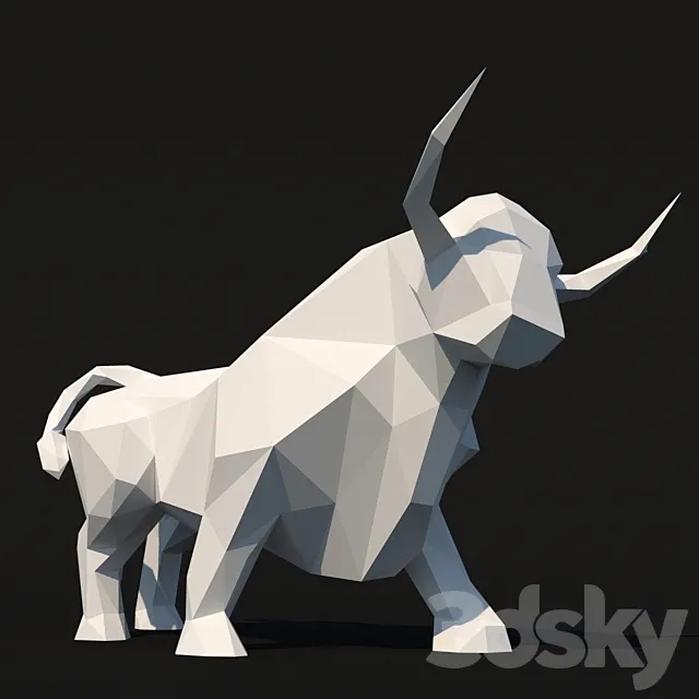 Bull _ bull 3D Model Bull _ bull 3D Model
