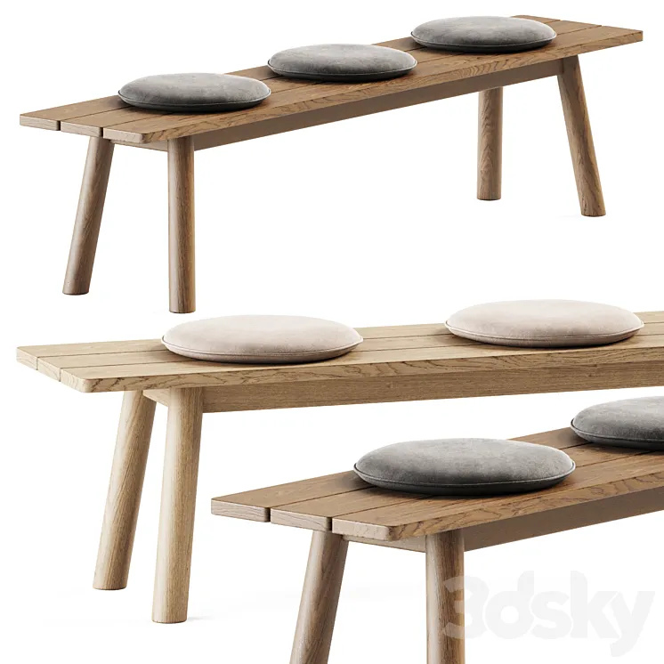 Bull Bench by B&B Italia \/ Bench 3D Model Free Download Bull Bench by B&B Italia \/ Bench 3D Model Free Download