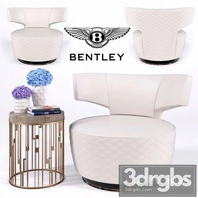 Bull Bentley Armchair 3D Model Download Bull Bentley Armchair 3D Model Download