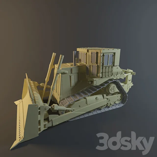 bulldozer caterpillar 3DModel