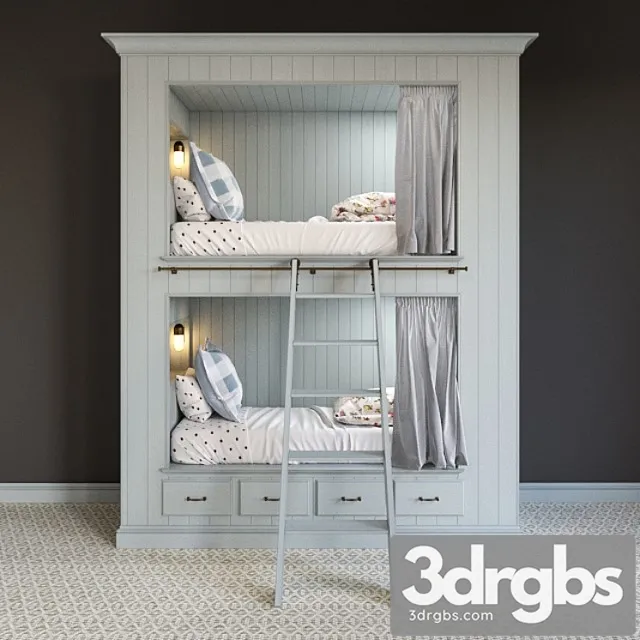 Bunk Bed 3D Model Download