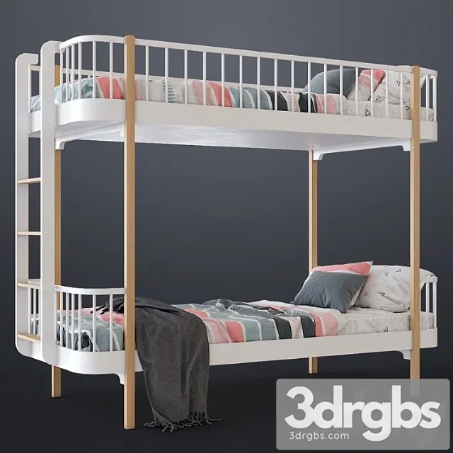 Bunk Bed by Oliver Furniture 3D Model Download