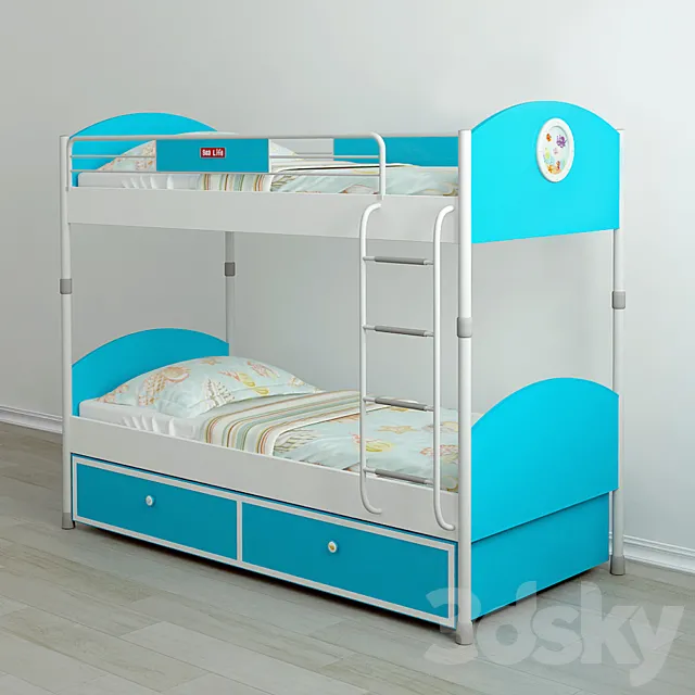 Bunk bed (Cilek Ocean) 3DModel Bunk bed (Cilek Ocean) 3DModel