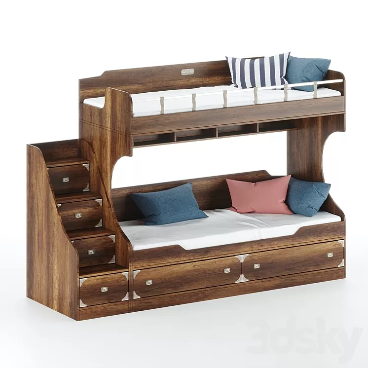 Bunk bed HOFF-Navigator #80321243 3D Model