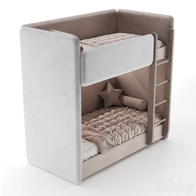Bunk bed Level-03-11 Gelato 3D Model Bunk bed Level-03-11 Gelato 3D Model