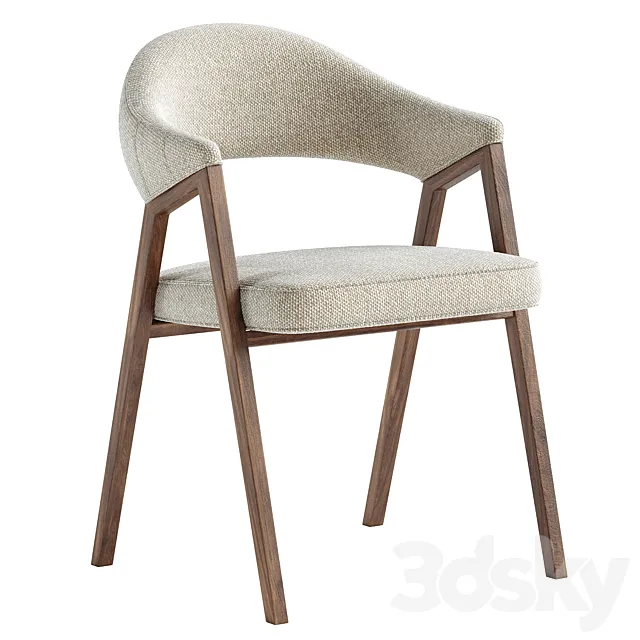 Burgos Armchair 3D Model