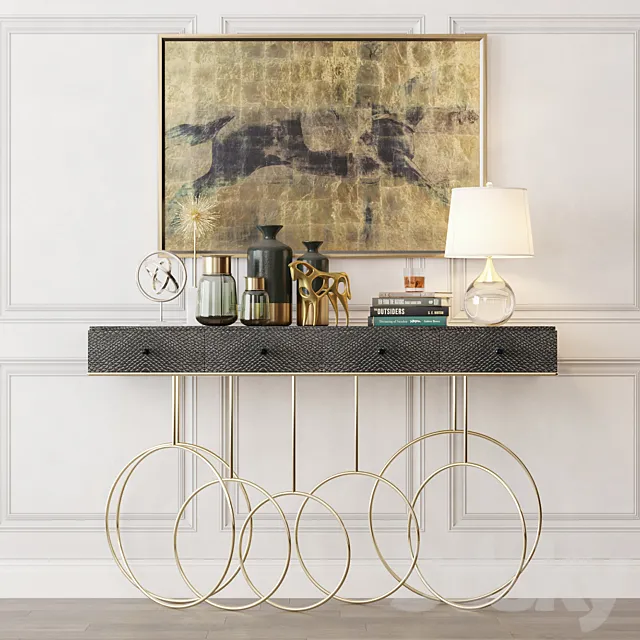 Burlesque Console Koket 3DModel Burlesque Console Koket 3DModel