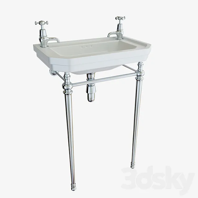 Burlington Victorian sink 3D Model Burlington Victorian sink 3D Model