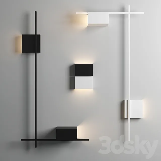 BURTON wall light 3DModel BURTON wall light 3DModel