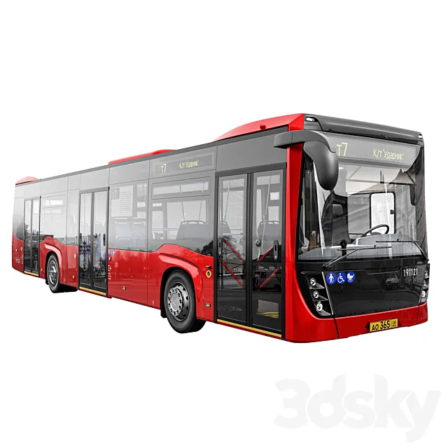 Bus NefAZ-5299-40 3D Model
