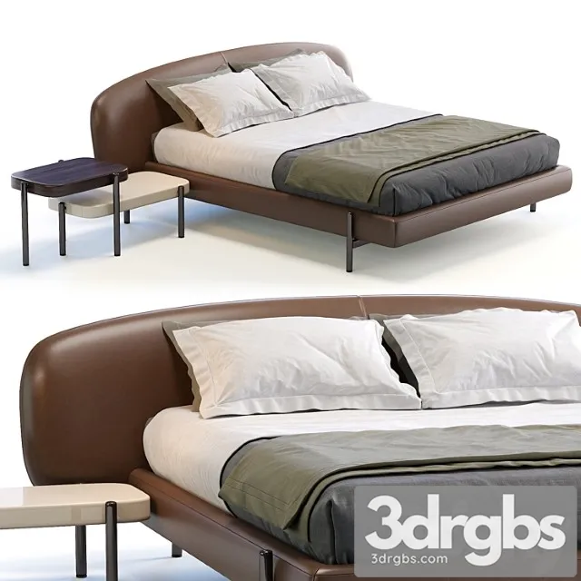 Busneli Bed Ermione 3D Model Download