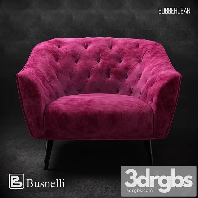 Busnelli amouage sl armchair 3D Model Download Busnelli amouage sl armchair 3D Model Download