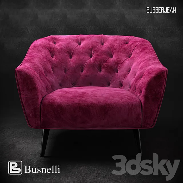 Busnelli Amouage SL Armchair 3DModel