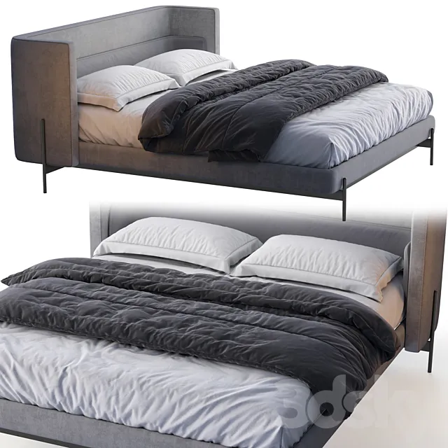 Busnelli bed yume 3D Model Busnelli bed yume 3D Model