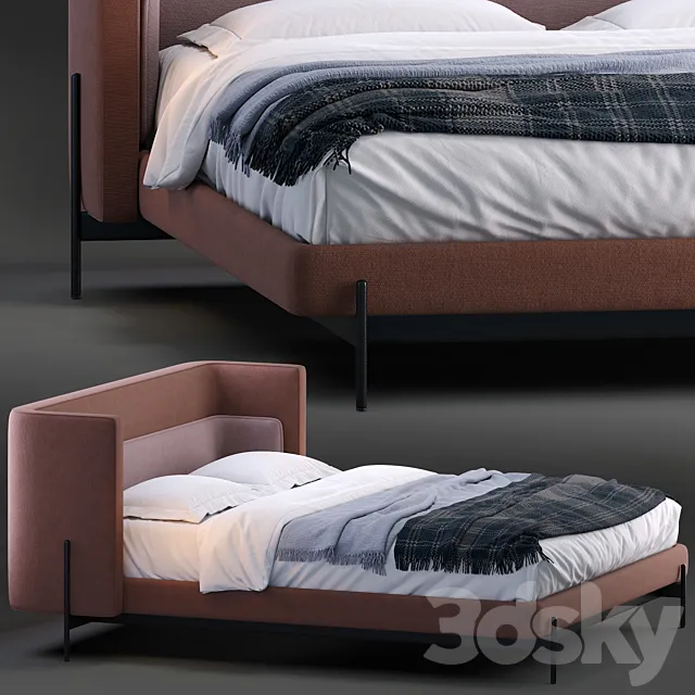 Busnelli bed yume 3DModel Busnelli bed yume 3DModel