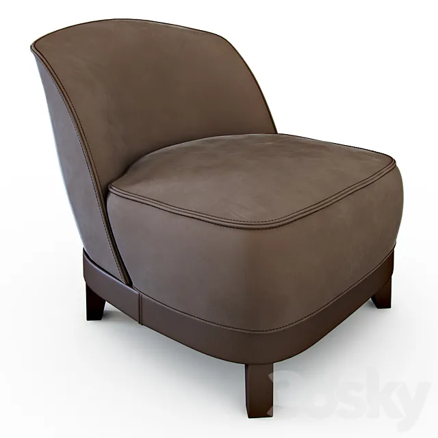 Busnelli Swing Easy Chair 3D Model Busnelli Swing Easy Chair 3D Model
