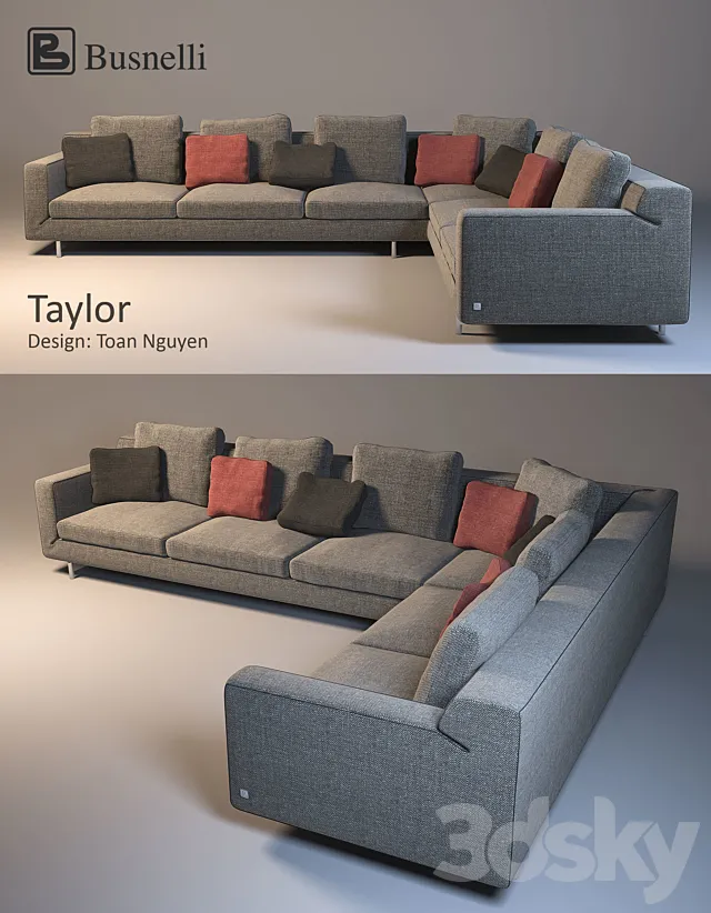 busnelli taylor 3DModel busnelli taylor 3DModel