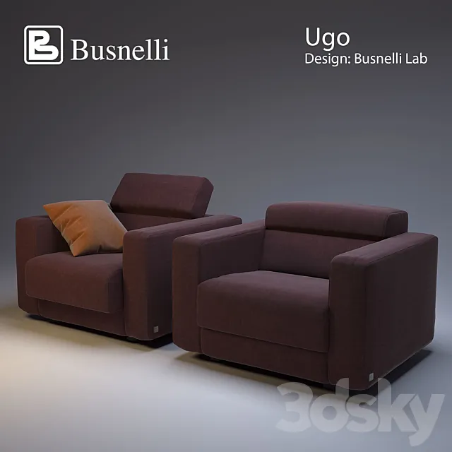 Busnelli Ugo 3D Model Busnelli Ugo 3D Model