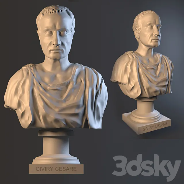 Bust-Cesare 3DModel