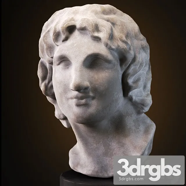 Bust of alexander the great 3D Model Download