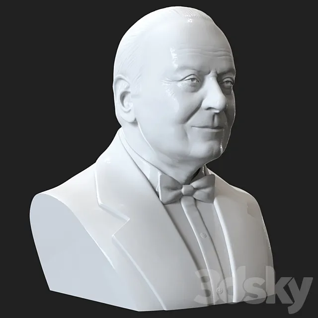 Bust of Heydar Aliyev 3D Model