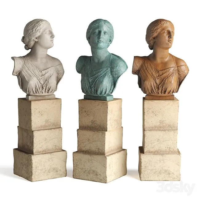 Bust of Niobe 3D Model Bust of Niobe 3D Model