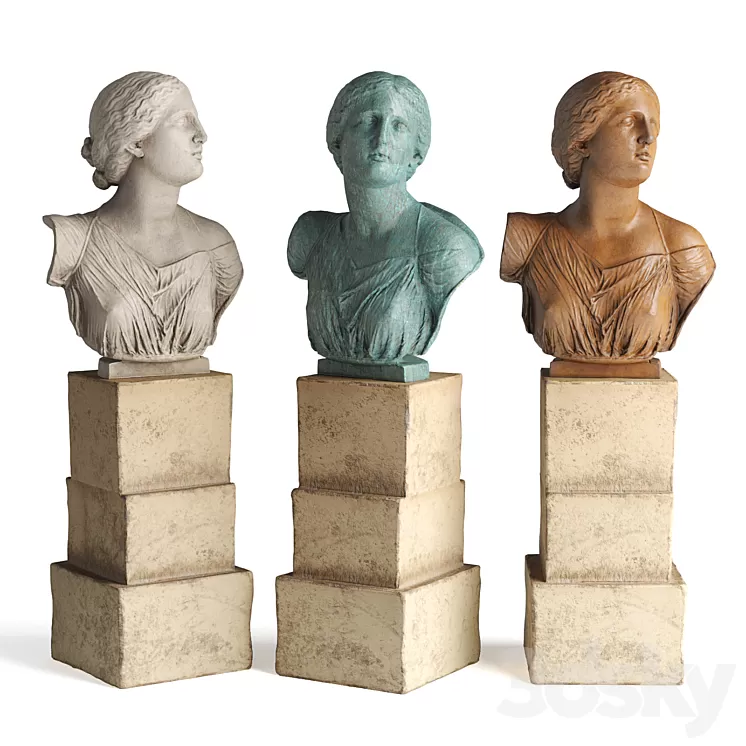 Bust of Niobe 3D Model Free Download