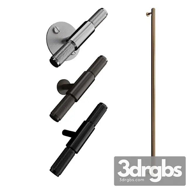 Buster + punch t-bar and closet bar 3D Model Download