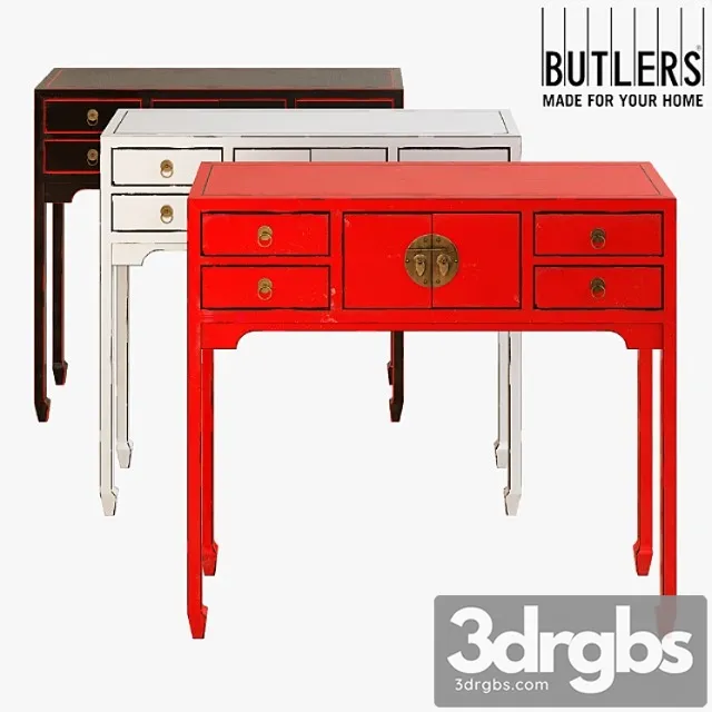 Butlers Rising Sun Console 3D Model Download Butlers Rising Sun Console 3D Model Download