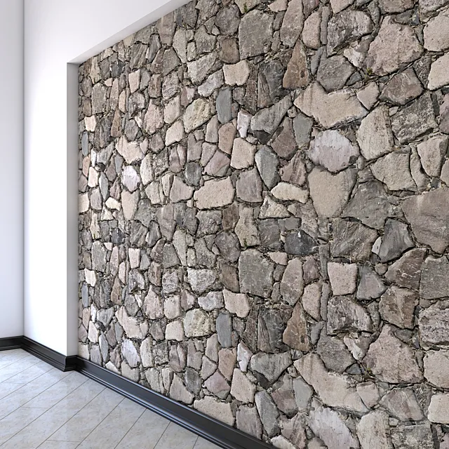 Butovaya masonry from natural stones 3DModel Butovaya masonry from natural stones 3DModel