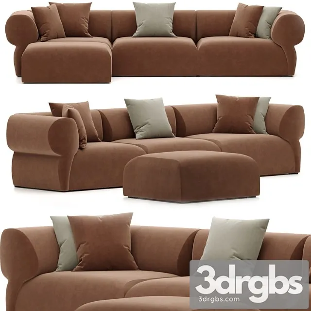 Butterfly outdoor sofa b&b italia 2 3D Model Download Butterfly outdoor sofa b&b italia 2 3D Model Download