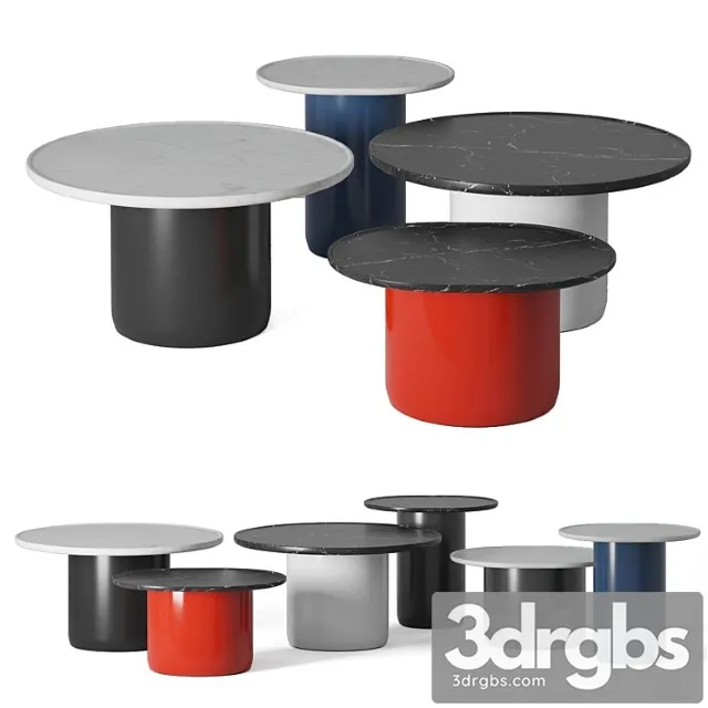 Button table set. b&b italia 2 3D Model Download Button table set. b&b italia 2 3D Model Download