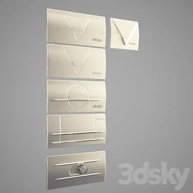 button VIEGA 3DModel