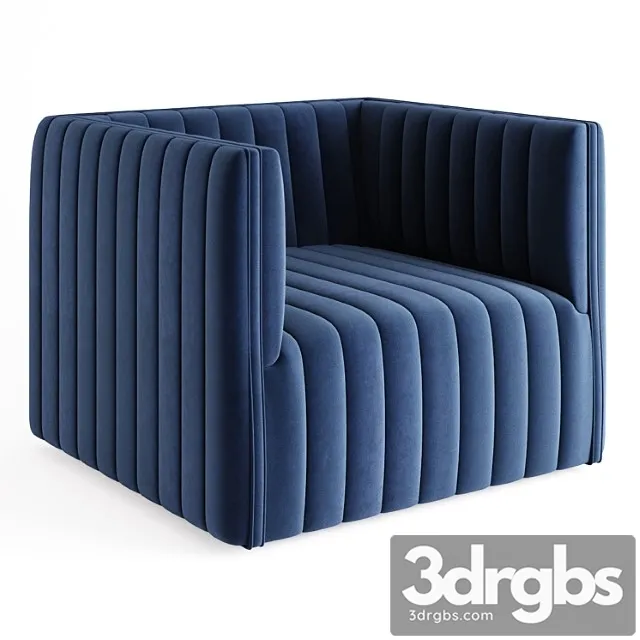 Buxton channel tufted swivel chair 3D Model Download Buxton channel tufted swivel chair 3D Model Download