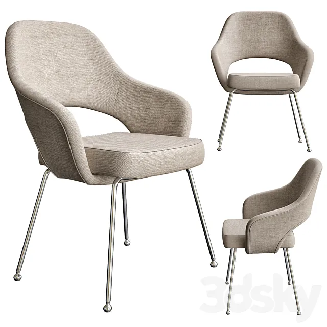 Buy Knoll Saarinen Conference Chair 3D Model