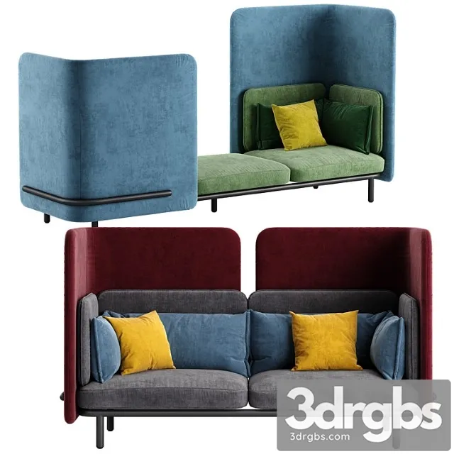 Buzzi spark sofa 2 3D Model Download Buzzi spark sofa 2 3D Model Download